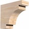 Ekena Millwork Mediterranean Rough Sawn Rafter Tail, Douglas Fir, 4"W x 10"H x 12"L RFT04X10X12MED00RDF - alternate 1